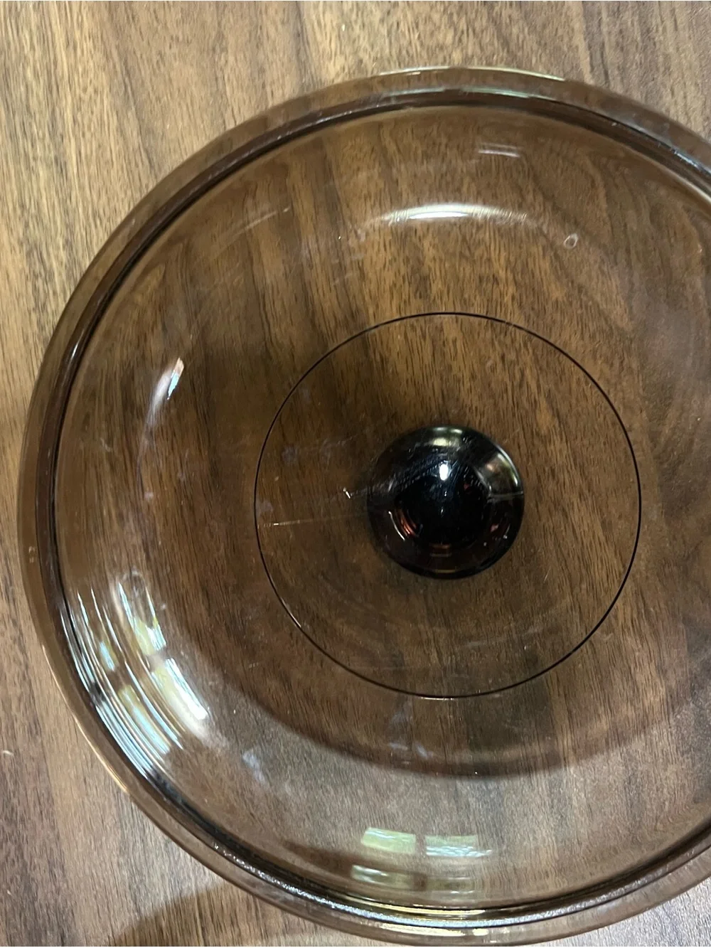 Pyrex Corning Visions Amber Brown Lid V-2.5-C